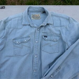 Howler brothers bros dust up denim size Large.